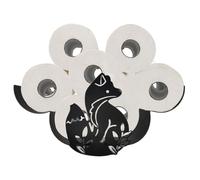 Decorative Toilet Paper Holder with Animal - Bathroom Shelf, Funny Tissue Holder | Wall Mounted Toilet Paper Hanger, Cute Toilet Paper Holder