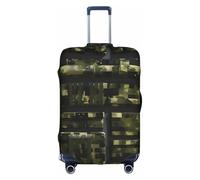 Decorative Travel Cover with Hidden Zipper, Anti-Scratch, Dustproof Camouflage Pattern, white, M