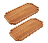 Decorative Trays-Bamboo Decorative Tray (2Pcs)