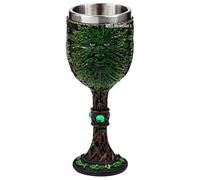 Decorative Treeman Green Man Goblet Stainless Steel Wine Chalice Pagan Wiccan