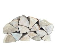 Decorative Triangular Kiln Dried Hardwood Firewood Logs, Rustic Home Decor. 23-25cm Lengths (approximately). Coverage 40x32cm (0.12m2). Bug Free
