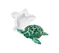 Decorative Turtle Mold Single Cavity Silicone Form with Faceted Shell Pattern for Resin Casting Wax Ornaments Small Space Hobby Tables Maker Rooms Turtle Resin Mold Sea Casting Form Silicone Wax Decor