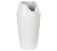 Beliani Decorative Vase APAMEA Stoneware 33 cm White, White