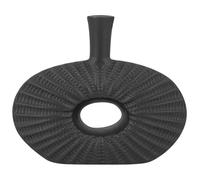 Decorative Vase ARWAD Stoneware 24 cm Black
