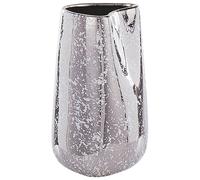 Beliani Decorative Vase CIRTA Stoneware 27 cm Gold, Silver