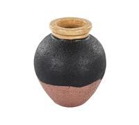 Decorative Vase DAULIS 31 cm Ceramic Black