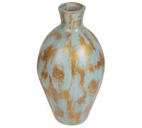 Decorative Vase DIKAJA Ceramic 45 cm Blue