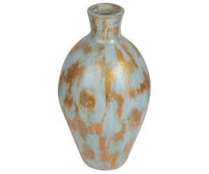 Decorative Vase DIKAJA Ceramic 45 cm Blue