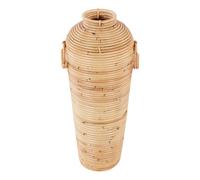 Beliani Decorative Vase ELATIA Rattan 50 cm Natural, Brown
