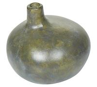 Beliani Decorative Vase Klang 18 Cm Ceramic Grey