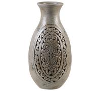 Decorative Vase MEGARA 51 cm Ceramic Grey