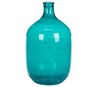 Decorative Vase SAMOSA Glass 48 cm Turquoise