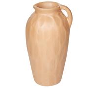 Beliani Decorative Vase TAIPING Ceramic 46 cm Sand Beige, Cream