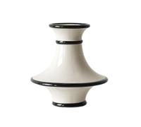 Decorative Vase Vintage Color Block Ceramic Vase Hydroponic Flower Vessel for Living Room Entryway Decor for Home Decor(Small)