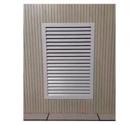 Decorative Vent Covers for Home Wall, White Return Air Grille for HVAC Systems Fixed Blade Airflow, Cold Air Intake Cover for Commercial Offices Apartment Space(WxH 20x95cm/7.9x37.4in)