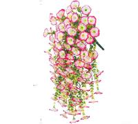 Decorative Vine Garland With Morning Glory And Eucalyptus Motifs, 75cm Length, PE Construction For Indoor Outdoor Transition Use Without Degradation(A)
