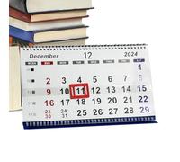 Decorative Wall Calendar,2025 Shipping Print Planning Desk Calendar - With December 2024-January 2026 Date Calendar For Students With Red Mark Frame