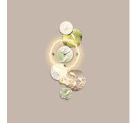 Decorative Wall Clock, Silent Functionality, Includes Light, Ideal for Bedroom, Living Room, Office, Corridor, Elegant Design