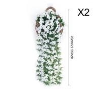 Decorative Wall Hanging Artificial Violet Vine Plant