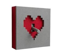 Decorative Wall Mural Retro Heart With Single Toggle