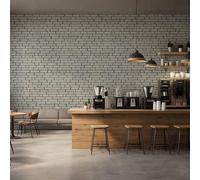 Decorative Wall Panels 3D | Interior Wall Covering | Washable | EPS Foam Plates with Imitation Brick Relief for Living Room, Kitchen and Bedroom (Pack of 10 Panels) + 4 Adhesive Bottles