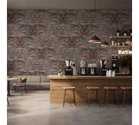 Decorative Wall Panels 3D | Interior Wall Covering | Washable | EPS Foam Plates with Imitation Brick Relief for Living Room, Kitchen and Bedroom (Pack of 10 Panels) + 4 Adhesive Bottles