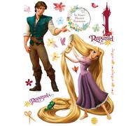 Decorative Wall STICKERS SET decals 65 x 85cm Rapunzel Disney girl bedroom