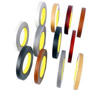 Decorative wallpaper waistline 25m Self Adhesive Wall Edging Strip Waterproof Wall Decor, Wall Panels Peel Off and Stick Ceiling Border Door Frame Waist Line Interior Decoration (Color : Gray Wood, Si
