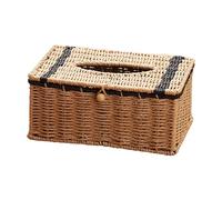 Decorative Wicker Basket for Face Tissues and Washcloths Multipurpose Home Organization Tool Sustainable Household Storage