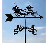 Decorative Wind Vane Weather Vane Garden Mount Yard Decoration,Stainless Steel Weathervane Farm Retro Durable Scene Wind Direction Indicator Measuring Tool