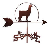 Decorative Wind Vane Weather Vane Garden Roof Mount Retro Durable Scene Weathervane Wind Direction Indicator for Yard Cupolas Farm Sheds