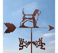 Decorative Wind Vane Weathervane Garden Mount Yard Stake,Stainless Steel Weather Vane Farm Durable Scene Wind Direction Indicator for Outdoor Animal Bracket Decor Craft