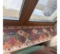 Decorative Window Sill Mat for Apartment, Anti Cat Scratch Window Sill Protectors, Waterproof Non-Skid Bay Window Cushion, Easy to Cut(100x25cm(39x10in))