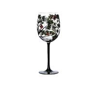Decorative Wine Glasses, Lolita Drinkware for Wine Lovers, Four Seasons Tree Artisan Painted Glasses, Large Glass with Unique Design for Home Decor and