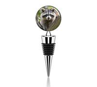 Decorative Wine Stopper Wine Bottle Stoppers Raccoon Funny Wine Stopper Cute Wine Stopper Vacuum Wine Stopper Leak Proof Wine Stopper Bottle Stopper