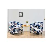 Decorative Wing Chair Slipcovers, Stretch Spandex Tub Chair Covers for High Quality Material, Chair Protection with Elastic Bottom, Easy Care Machine