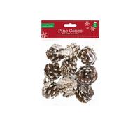 Decorative Winter/Christmas Pine Cones With Snow Effect Xmas Decoration Home