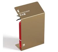 Decorative Wood Grain Fire Extinguisher Cabinet with Safety Sign - Aesthetic Wall-Mounted Bracket Box for Hotels, Malls, Office Halls
