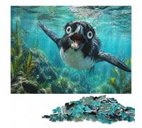 Decorative Wood Puzzle, Adults, Magpie Sea, 1000 Pieces | Adult Jigsaw Puzzle - solo or shared puzzle time at your own pace.