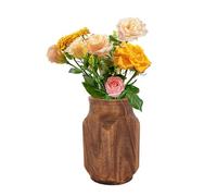Decorative Wooden Base Flower Base for Centerpieces | Fur: A Handmade Vase that Inherits the Techniques of Edo Woodworking. The refined technology of the top cultivated over the years