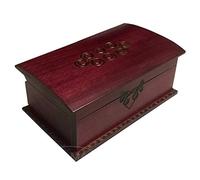 Decorative Wooden Chest Box Trick Secret Opening Puzzle Box Celtic Handcrafted Jewelry Keepsake Made in Poland, Wood