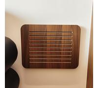 Decorative Wooden Cover for Electrical Panel, Conceals Circuit Breaker Box with Flip Lid Design, Ideal for Entrance and Corridor Aesthetics