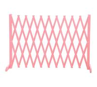 Decorative Wooden Garden Fence with Ornamental Wire Mesh Includes 2 Support Posts Ideal for Landscaping Patio & Yard (100 x 31 x 3 cm)