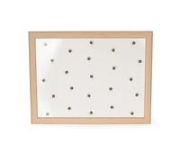 Decorative Wooden Lap Tray with Bee Pattern, White Background