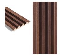 Decorative Wooden Panels for Walls, Heavy Duty Slat Wall Panels for Interior Wall Decor, Low Maintenance Narrow Slat, Cut to Size, 3D Waterproof Linear Wall Covering