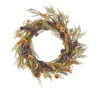 Beliani Decorative Wreath CAMRUN 45 cm Green, Green