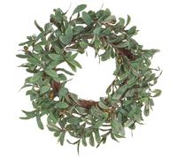 Beliani Decorative Wreath Danrun 65 Cm Green