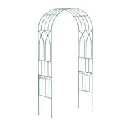 Decorative Wrought Iron Arch - Sage Green Charles Bentley Green One Size