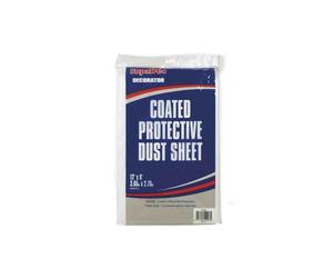 Decorator Coated Non Woven Dust Sheet DIY Decorating 12 x 9ft