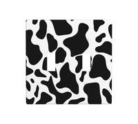 Decorator Double Toggle Light Switch Covers Cow spot Wall Plate 2-Gang Standard Size 4.5" x 4.5" Double Toggle Switch Wallplate Decorative 2 Gang Wall Switch Plate Covers